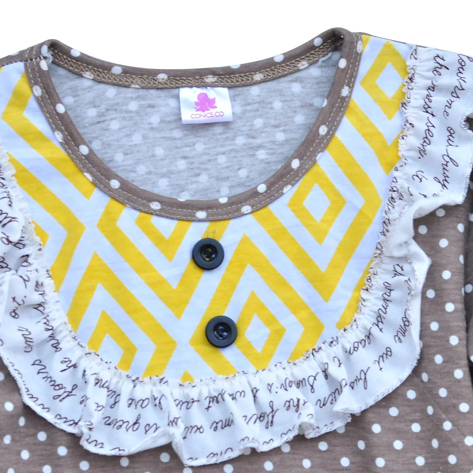 Модная одежда тонкой работы комбинезон для маленьких девочек в горошек топ с