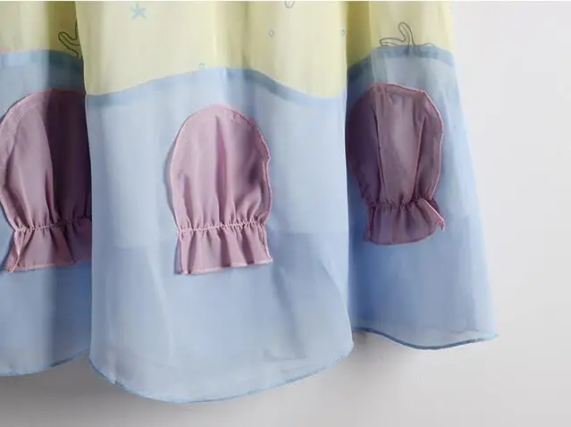 Детские платья для девочек 2019 летняя одежда девочек-подростков шифоновое