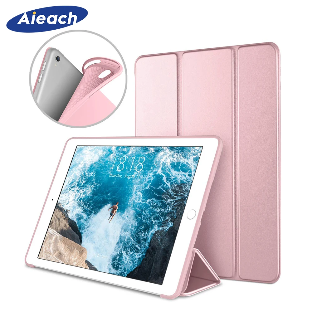 Для iPad Pro 10,5 чехол умный Мягкий силиконовый чехол из искусственной кожи для iPad Pro Чехол 10,5 с функцией автоматического сна/пробуждения