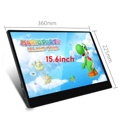 13," 15,6 inch 1080 P Тип-C HDMI ЖК-дисплей Функция касания экрана монитора для Тип-C телефон, ноутбук, переключатель, PS3 игровой Touch Панель ТВ монитор - Цвет: 15.6inch