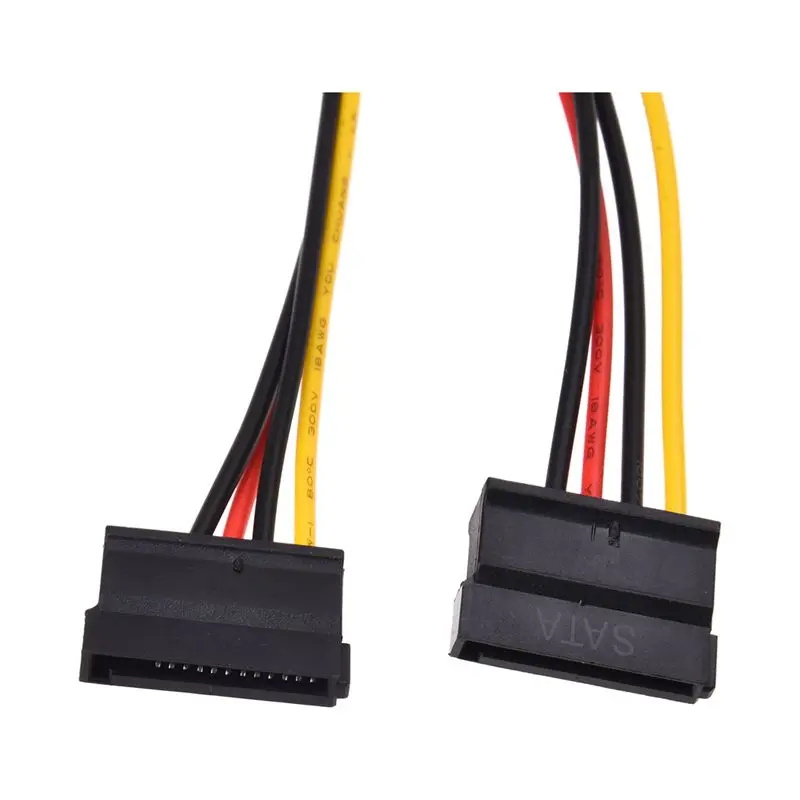 LP4 до 2 SATA Внутренний силовой сплиттер кабель (SATA адаптер 4 pin Molex 5 25 x