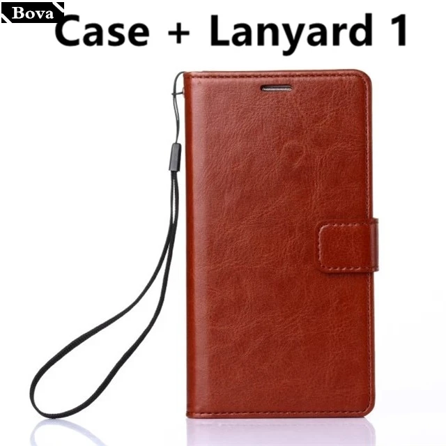 Brown Lanyard 1 Держатель для карт, чехол для Motorola Moto G7 Play G7 power, чехол из искусственной кожи для Motorola Moto G7 Plus, чехлы для телефонов - Цвет: Brown Lanyard 1
