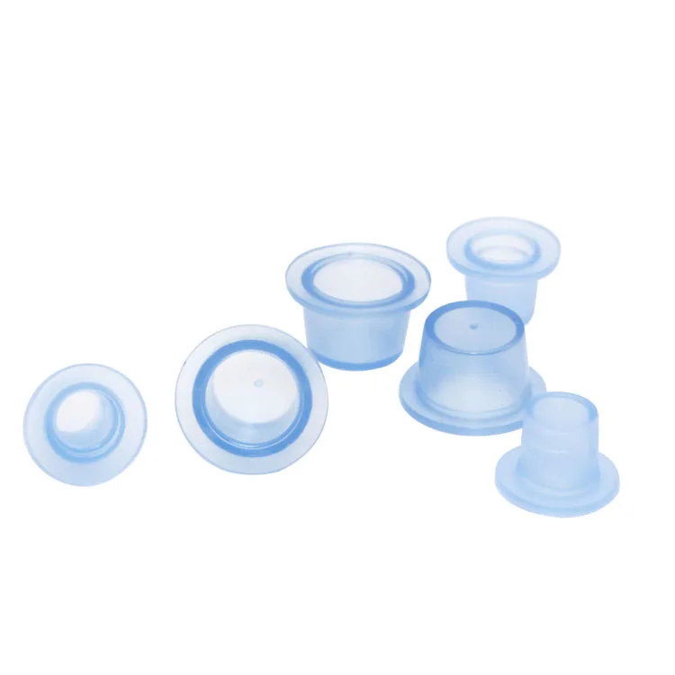 100 шт Силиконовые микроблейдинг татуировки чернила чашка для пигмента колпачки-держатели Перманентный макияж татуировки машина поставка