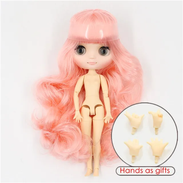 Фабрика blyth middie кукла 1/8 bjd 20 см матовое лицо шарнирное тело милая игрушка подарок для девочки - Цвет: matte face V