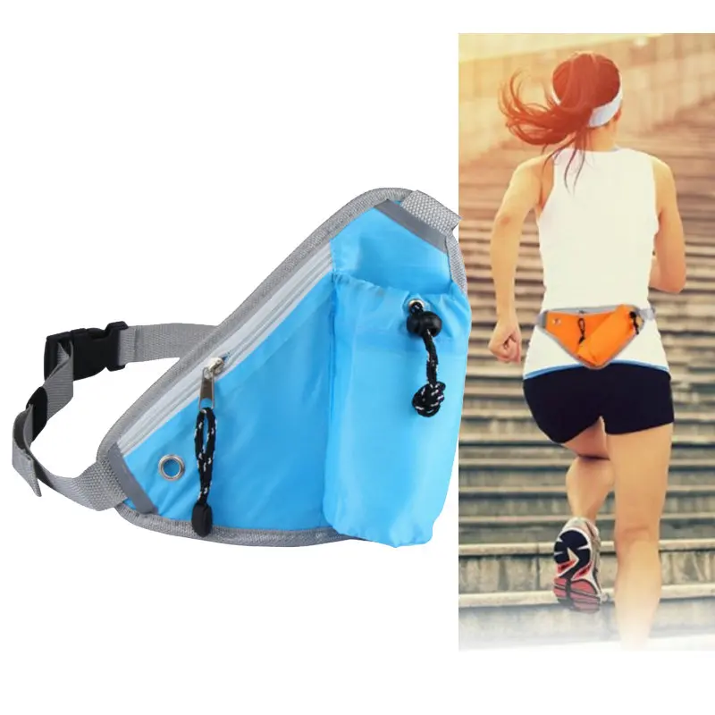 Спортивная треугольная поясная сумка для путешествий бега велоспорта бутылка