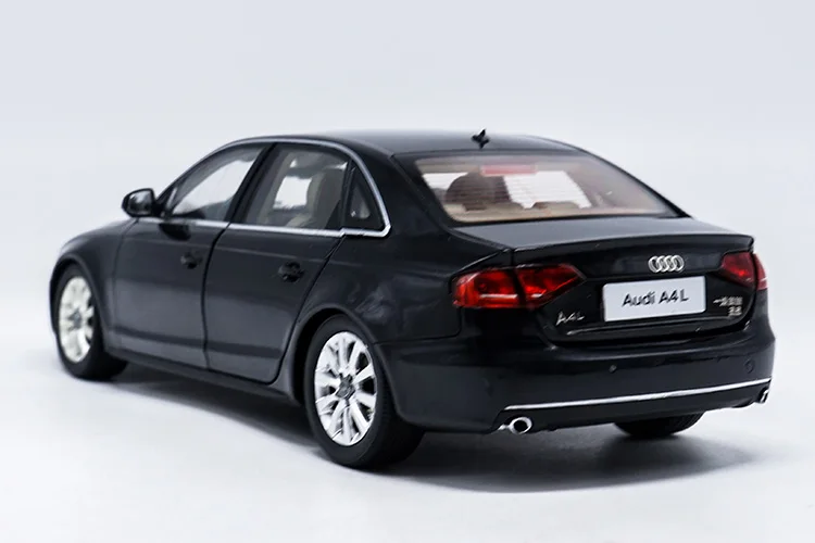 1/18 2010 A4L AUDI сплав литая металлическая Модель игрушечных автомобилей черного цвета для детей подарок коллекция Оригинальная коробка