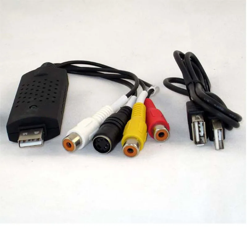 Новый USB 2.0 DC60 ТВ DVD VHS Видео Захват Адаптер видео AV Аудио Карты Захвата S244|easycap usb