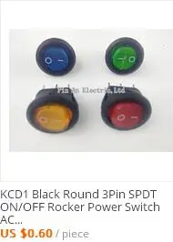 1 шт. с предохранителем 10 А! 3pin Разъем питания с кулисный переключатель разъем переменного тока 3 терминала разъем питания с держателем предохранителя разъем