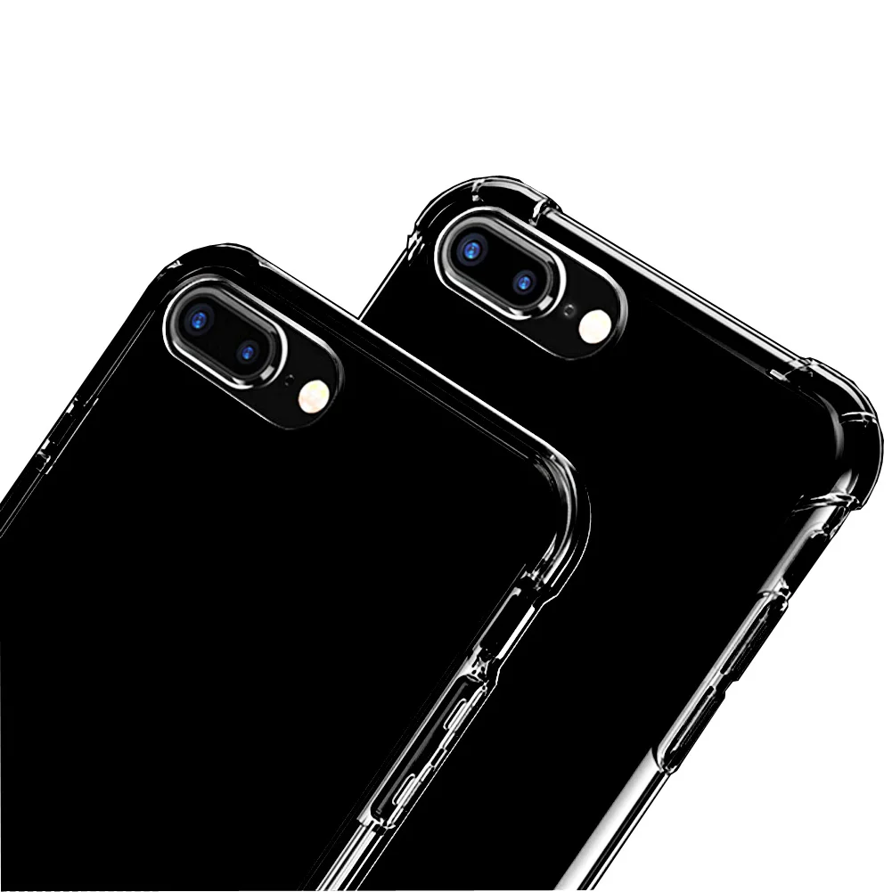 Для iPhone 7 прозрачный Кристальный силиконовый чехол воздушная подушка