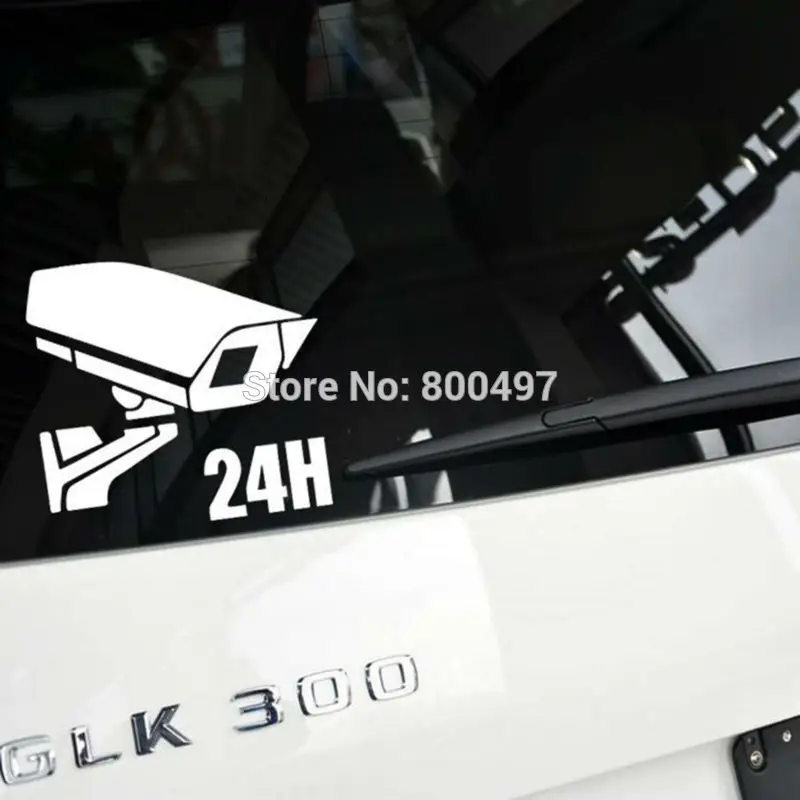 Новые креативные 24 часа в сутки парковка Monitoriing предупреждение Стикеры