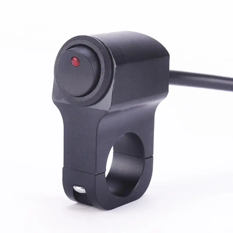 Aluminum Alloy Motorcycle Handlebar Switch with Indicator Light Universal for 12V Motorcycles Moto Accessories | Автомобили и
