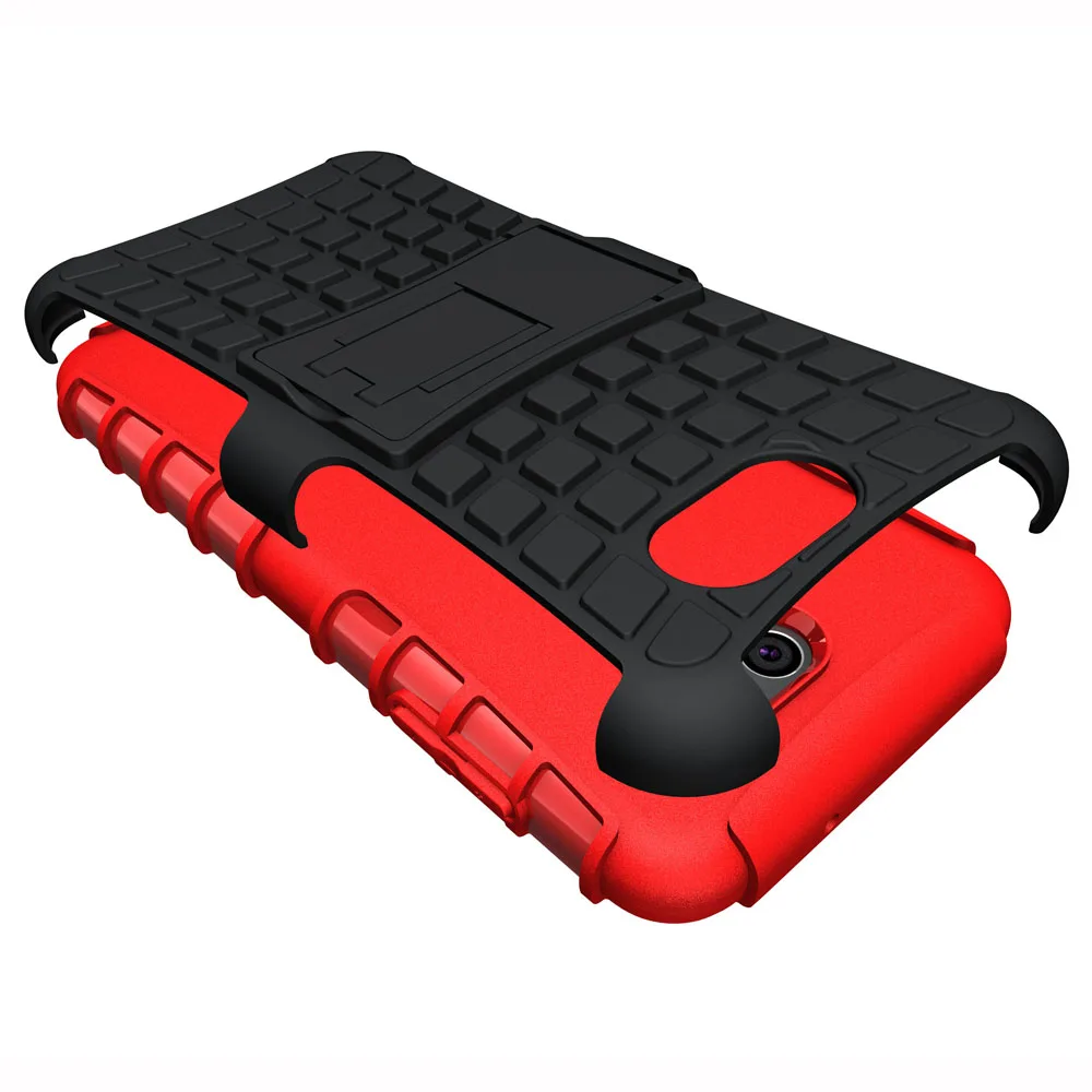 Двухслойный прочный ударопрочный Жесткий ПК + резиновый противоударный чехол