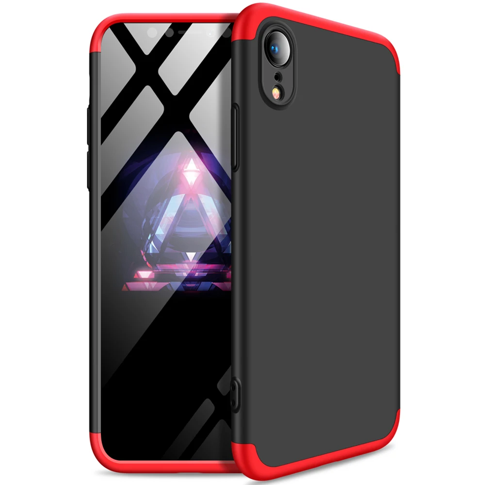 Защитный чехол 3 в 1 с полным покрытием для Apple iPhone 7 8 Plus X Xr XS Max|Бамперы| |