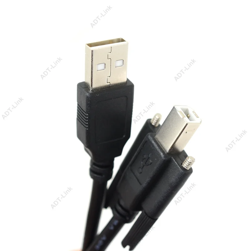 USB2.0 B Male Printer Interface Data Cable USB Type BM With screw locking For Machine Vision Industrial Camera | Электроника