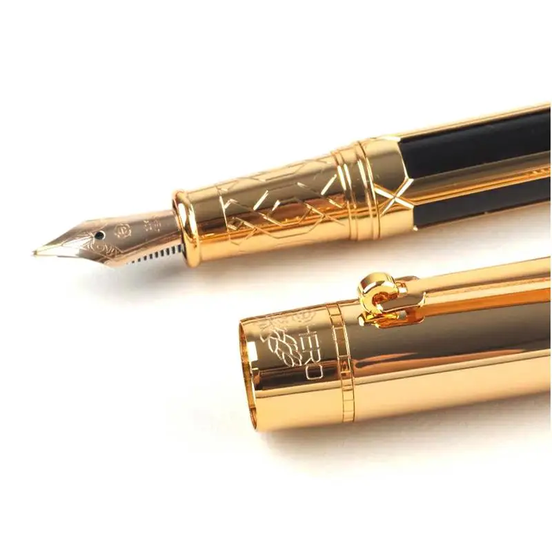 Высококачественная Роскошная перьевая ручка чернильный наконечник 0 5 мм 10 к