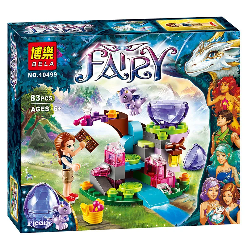 Bela Elves Emily Jones & Baby Wind Dragon 41171 модель конструктора Игрушка совместима с LEGO Bricks