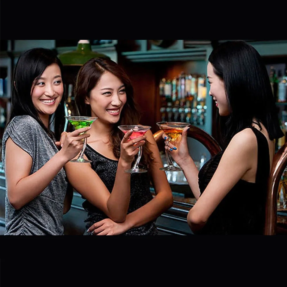 Бокал с изгибом стебля бокал для вина смешанные напитки Мартини Коктейльные