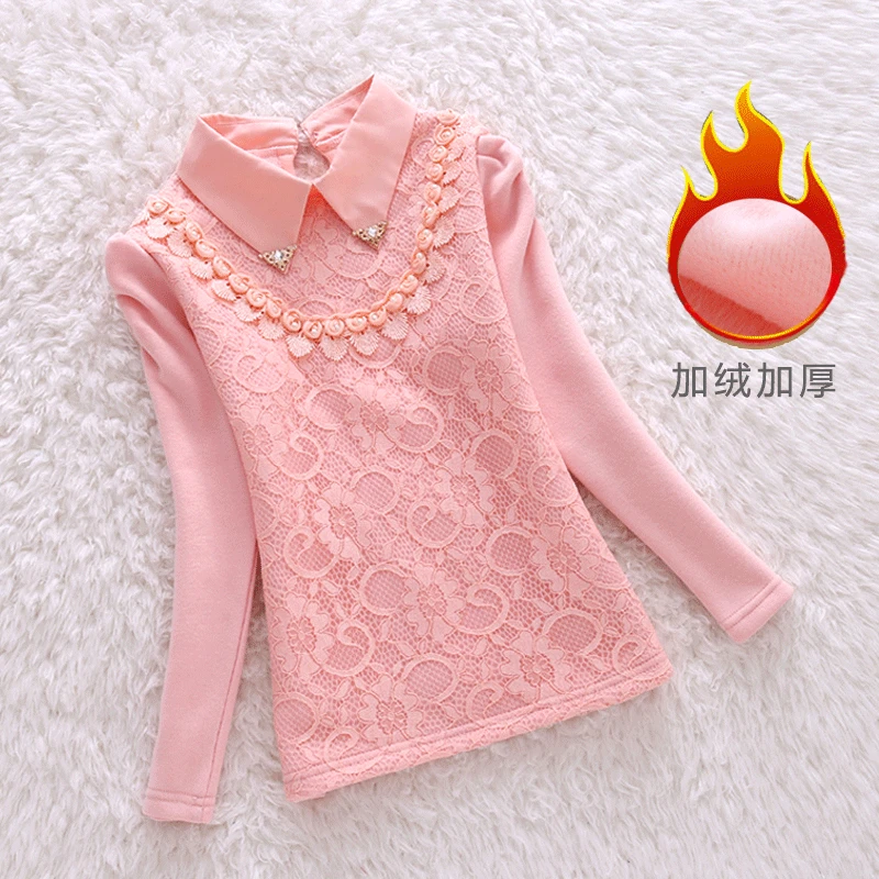 Детская рубашка для девочек хлопковая с рукавами на весну и осень 2017 г. новая