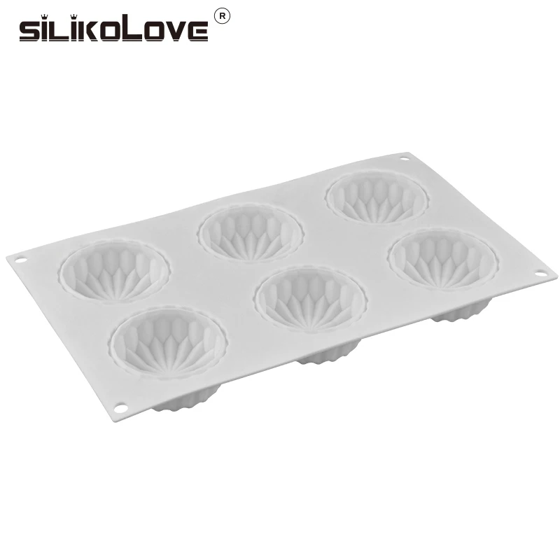 SILIKOLOVE 6cavity 3D Diy мусс силиконовые формы инструмент для декорирования тортов