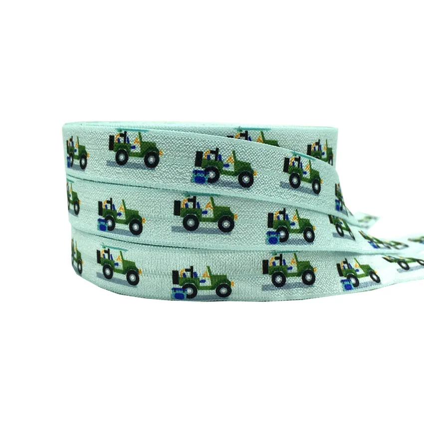 P1022 5/" 16 мм camper машинки печатные складные эластичные ленты DIY эластичные Галстуки для волос лента аксессуары для одежды головные уборы эластичная лента - Цвет: P1022