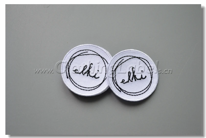 Пользовательские 3D светоотражающие этикетки для вышивки железо на этикетке