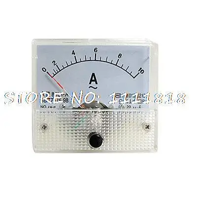 

85L1 AC 0-10A Analog Panel Ammeter Gauge Measuring Tool