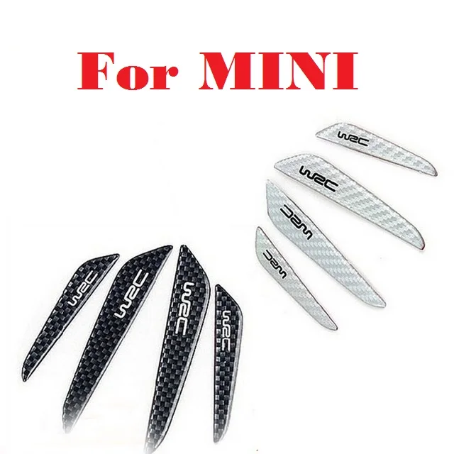 Углеродного Волокна Двери Автомобиля Стилизация Наклейки Потертости Бампер Для