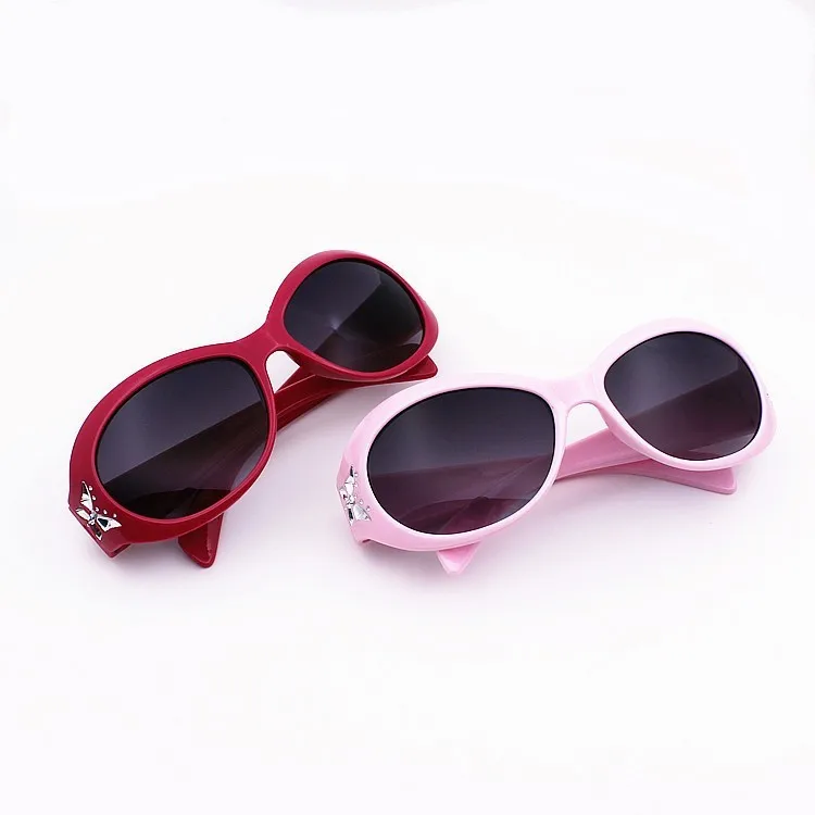 

MYT_0108 Children Sunglasses Rose Red Girl sunglasses UV Protection Kids Sunglasses Vintage ShadesGlasses Students Girls