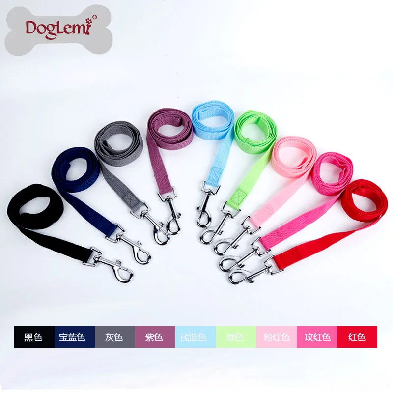 Прямая поставка с завода поводок Doglemi для собак 2 см * 120 9 цветов прогулок|pet leash|dog