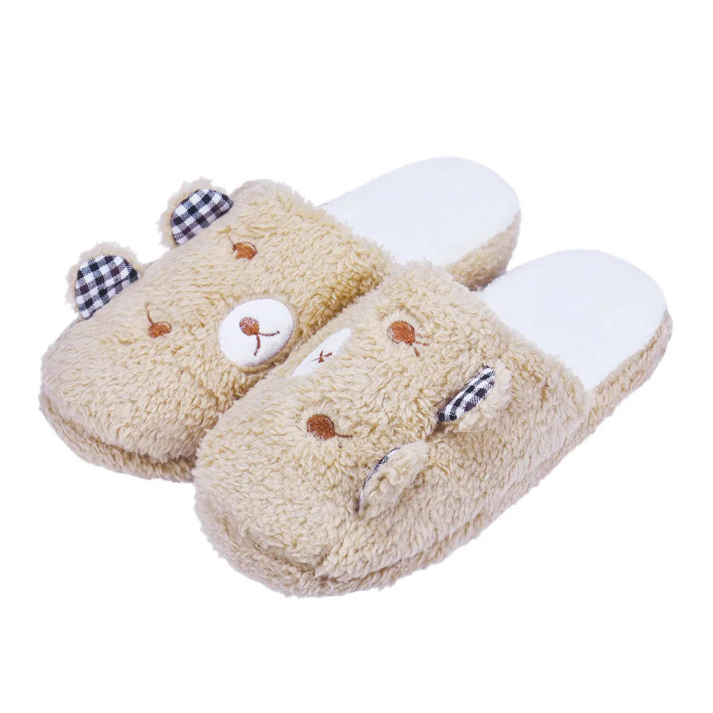 Женские домашние тапочки SAGACE модные мягкие с хлопковой подкладкой милым