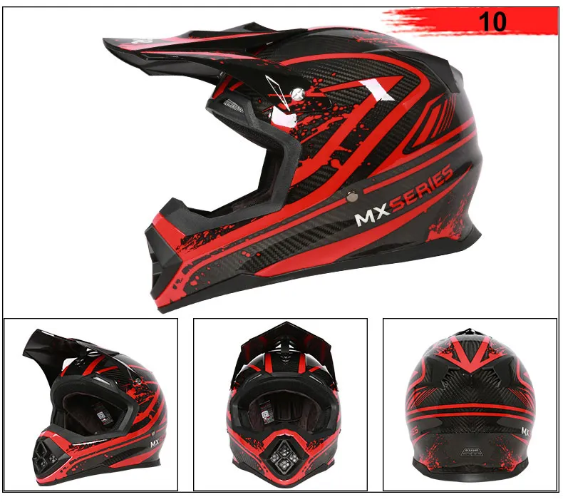 VCOROS углеродное волокно внедорожный мото rcycle шлем Легкий для мужчин ATV moto cross moto rbike гоночный шлем мото шлемы одобренный ECE