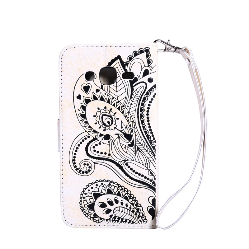 Peacock Flower Leather Flip Wallet Case for Samsung Galaxy J3 J5 J7 2015 A3 A5 2016 G360 G530 Phone Silicone Cover Shell Coque | Мобильные