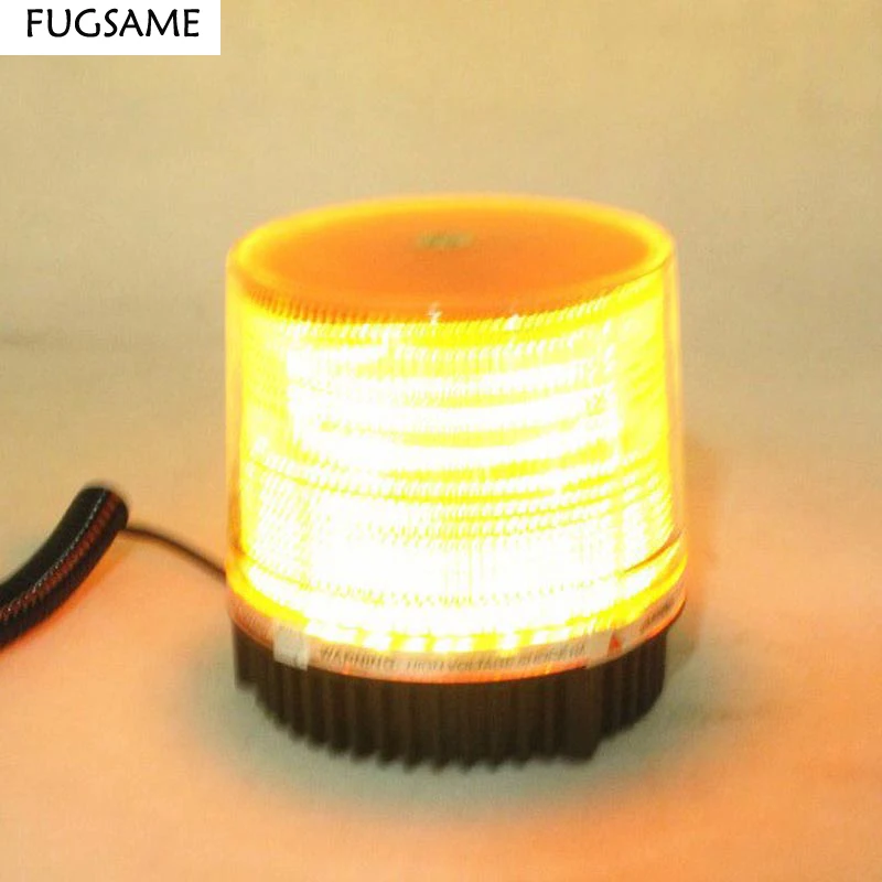 

FUGSAME Free Shipping, car Ceiling light high power red blue led car lights round roof lights warning light refires