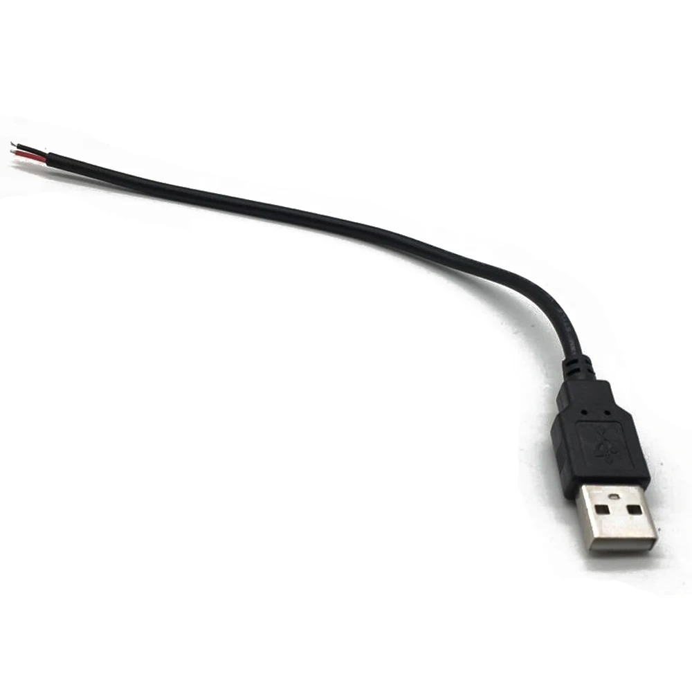 1 шт. 0 5 м В 2Pin провод usb кабель луженая медь разъем с разъемом типа для USB