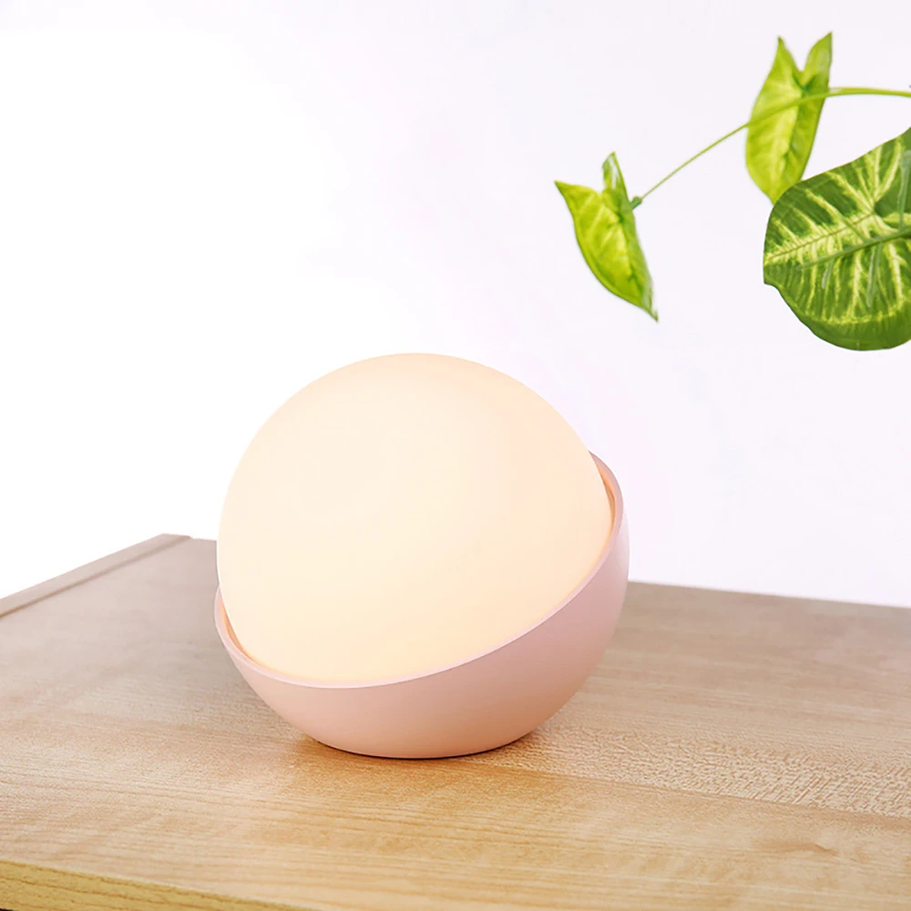 Жемчуг светодиодный Ночной светильник движения Сенсор 8 Цвет мяч Гладкий