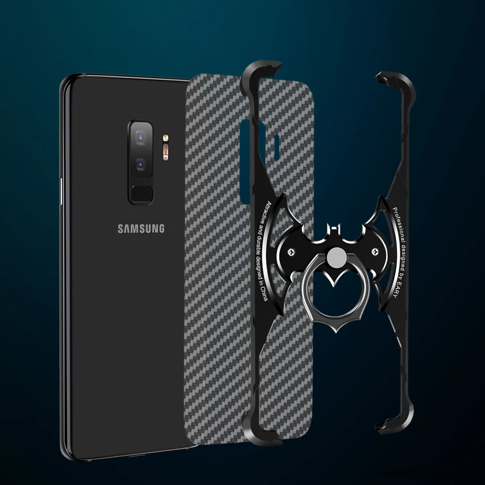 OATSBASF дизайн летучей мыши металлический корпус для samsung Galaxy S9 индивидуальный