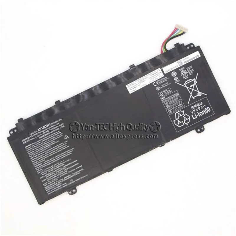 Оригинальный аккумулятор для ноутбука подходит Acer Sf114-32 N17w6 Ap15o5l Ap15o3k встроенный |