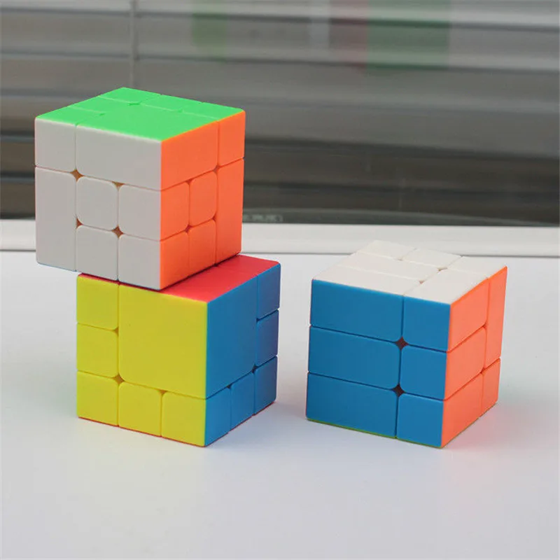 ZCube ассиметричная головоломка 3x3x3 волшебный кубик без наклеек скоростная игрушка