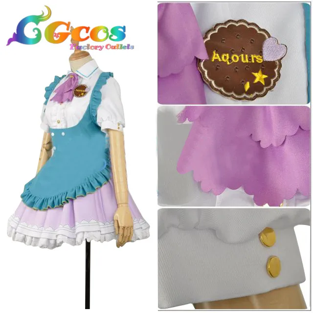 CGCOS Бесплатная доставка Косплей Костюм любовь живой солнечный день Святого
