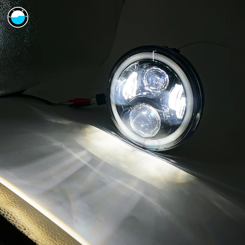 Новые 7 дюймов LED полный галогеновые фары головного света &quotмотоциклетные для Honda