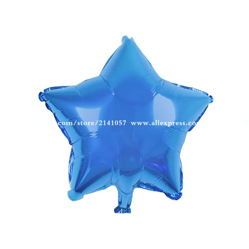 

50pcs/lot 18inch 4Colors Pentagram Aluminum Foil Balloons Wedding Party Decoration Balloon Five-pointed Star Helium Balloon