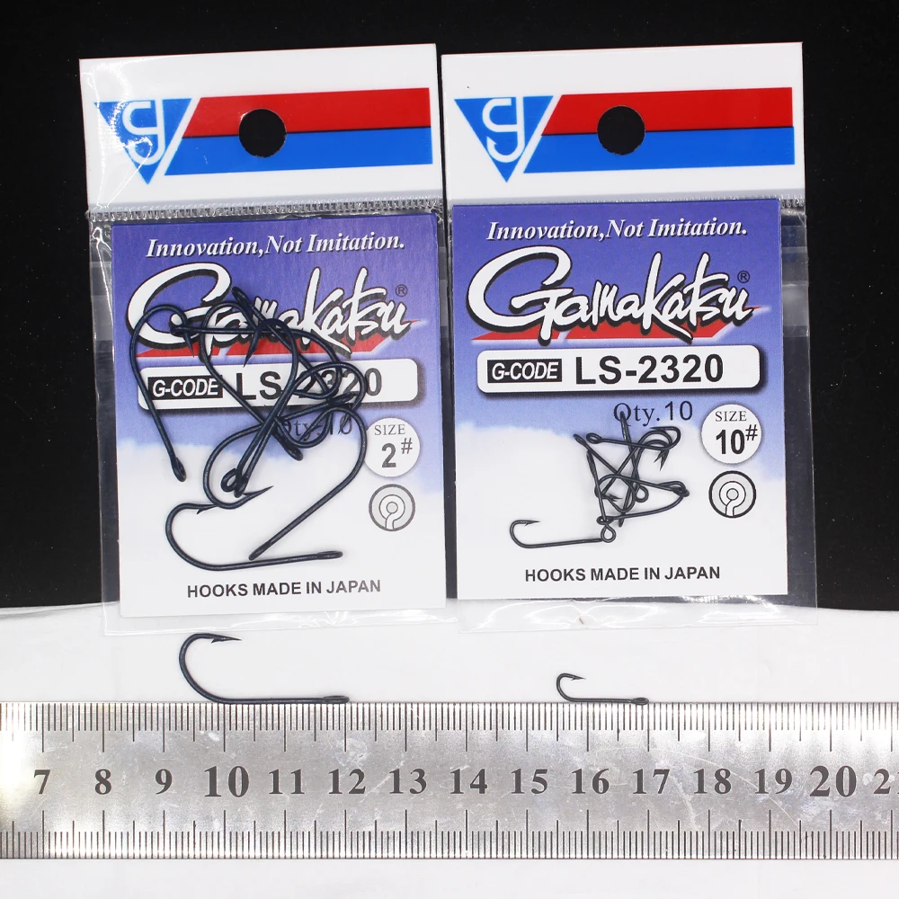 10pcs/lot 2#-10# Blue Fishing Hooks  High Carbon Steel 2320 Sea Hooks With Ringed Pesca Tackle hooks