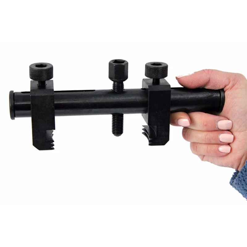 

Puller for ribbed drive pulley, crankshaft remover, car repair tool