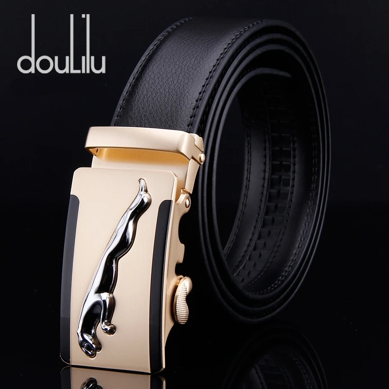 

Men's Jeans Belt Genuine Leather Luxury Brand Designer Vintage Strap Belts For Men High Quality Automatic Buckle Waistband 3.5cm