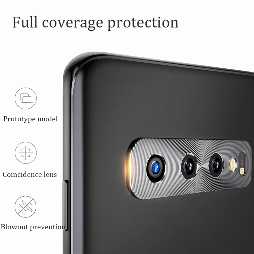 1 шт. Защитное стекло для камеры Samsung Galaxy S10 Plus S10E закаленное металлический