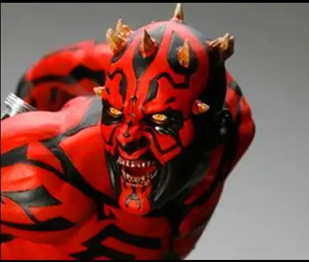 Бесплатная доставка маска для вечерние косплея из фильма Дарт Мол костюм ужас