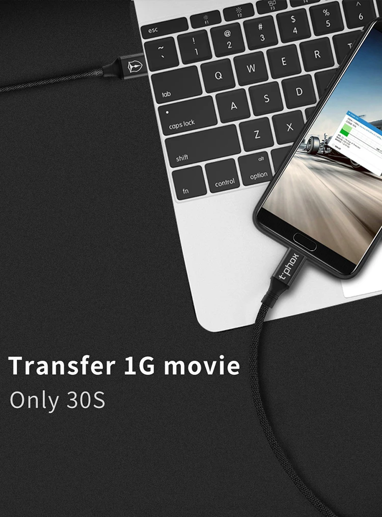 T-phox Тип usb C кабель для Xiaomi Redmi Note 7 Mi9 USB C кабель для samsung S10 S9 провод для быстрого заряда USB-C зарядки шнур