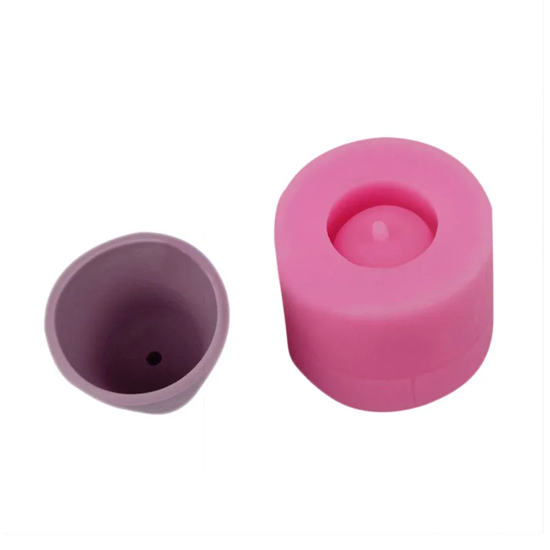 3D формочка в форме бочонка цветок суккулент цветочный горшок силиконовая форма