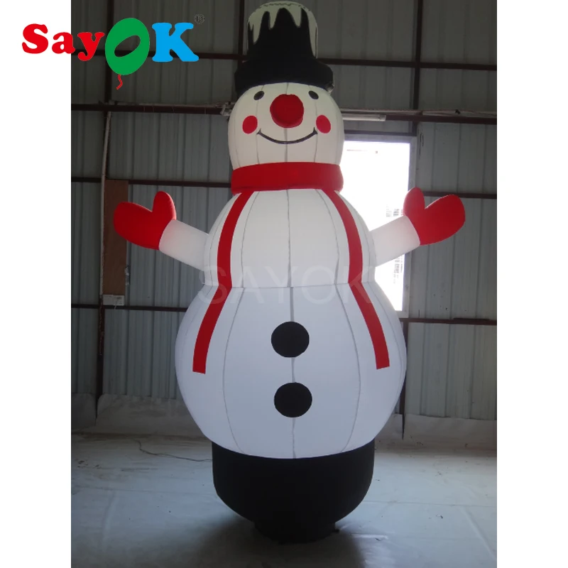 

6.56ft Tall Christmas Inflatable Snowman with led lights