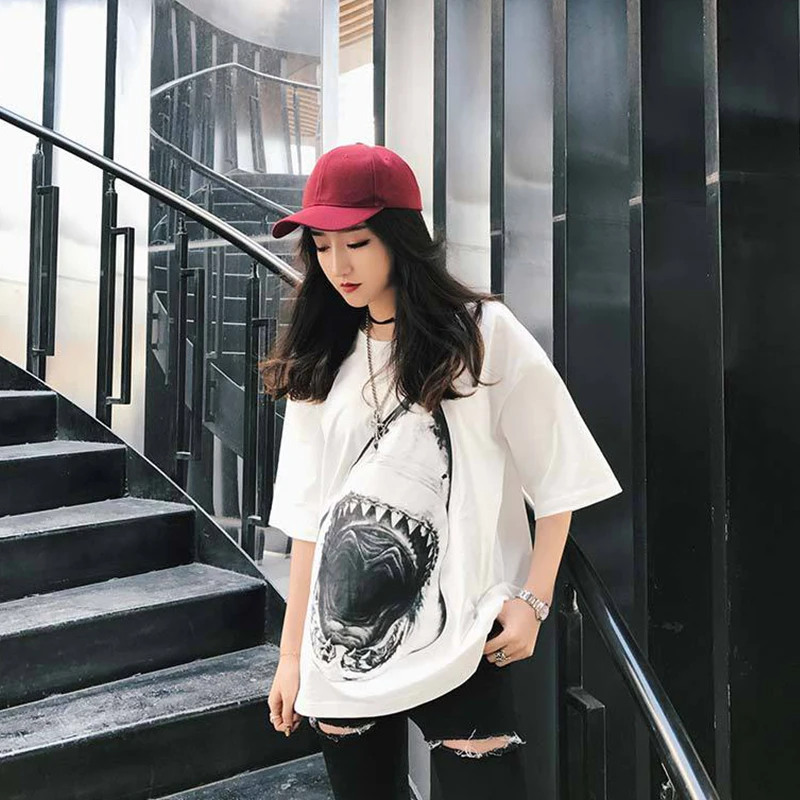 Harajuku футболка Swag Хип Хоп рубашки для мальчиков Фирменная личность BF ветер плюс